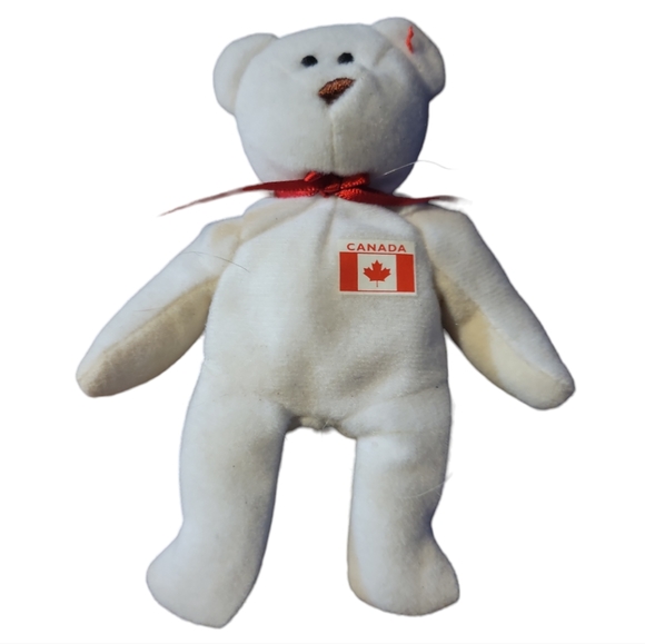 Simon Marketing Other - Vtg 93 McDonald's TY Teenie Beanie Babies Maple The Polar Bear, Ty, Canada Leaf